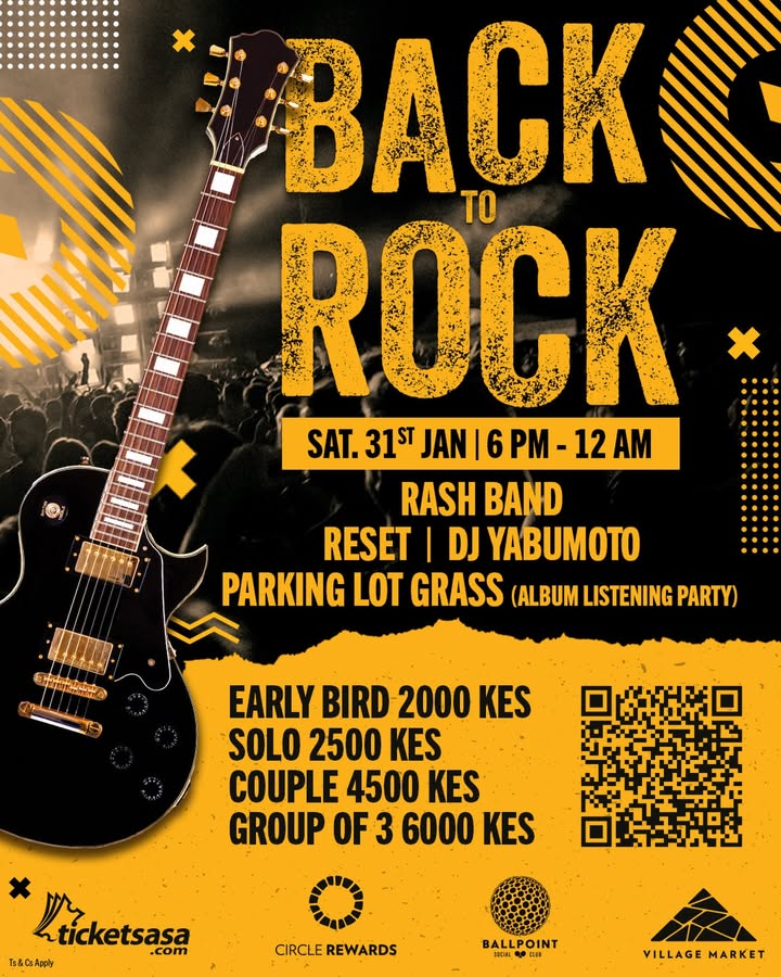 Parkinglotgrass Back to Rock Album Listening Party - January 31st